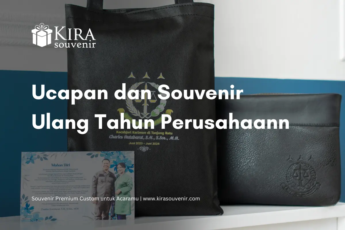 ucapan dan souvenir ulang tahun perusahaan