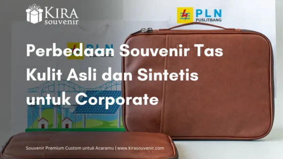 Perbedaan Souvenir Tas Kulit Asli dan Sintetis untuk Corporate