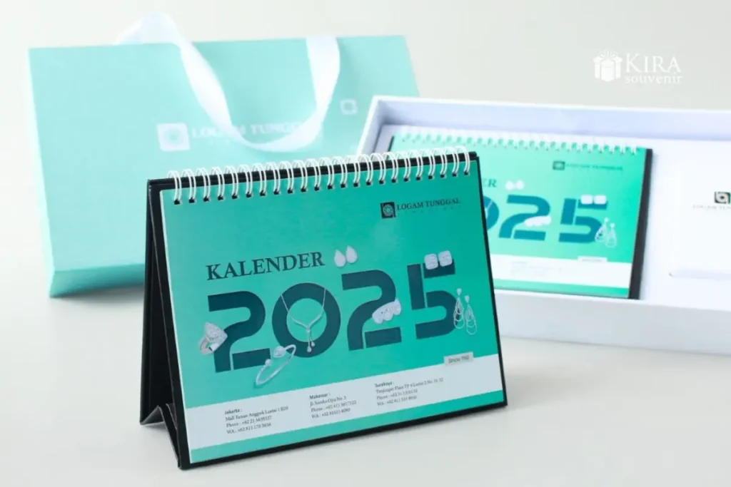 kalender meja custom