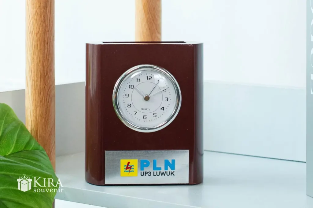 jam meja multifungsi - souvenir untuk relasi bisnis