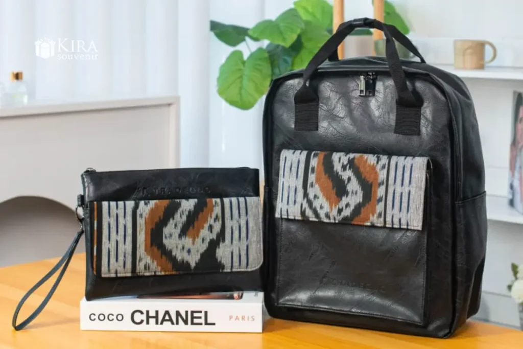 tas back pack songket-Kira Sovenir
