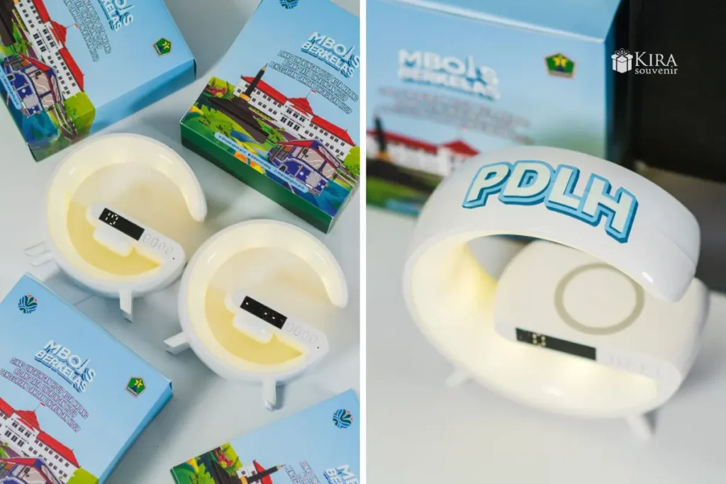 Smart Desk Gadget (Lampu Meja LED + Pengisi Daya)