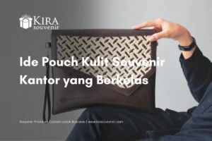 Pouch Kulit Souvenir Kantor-Kira Souvenir