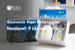 souvenir hari pelanggan nasional custom logo perusahaan