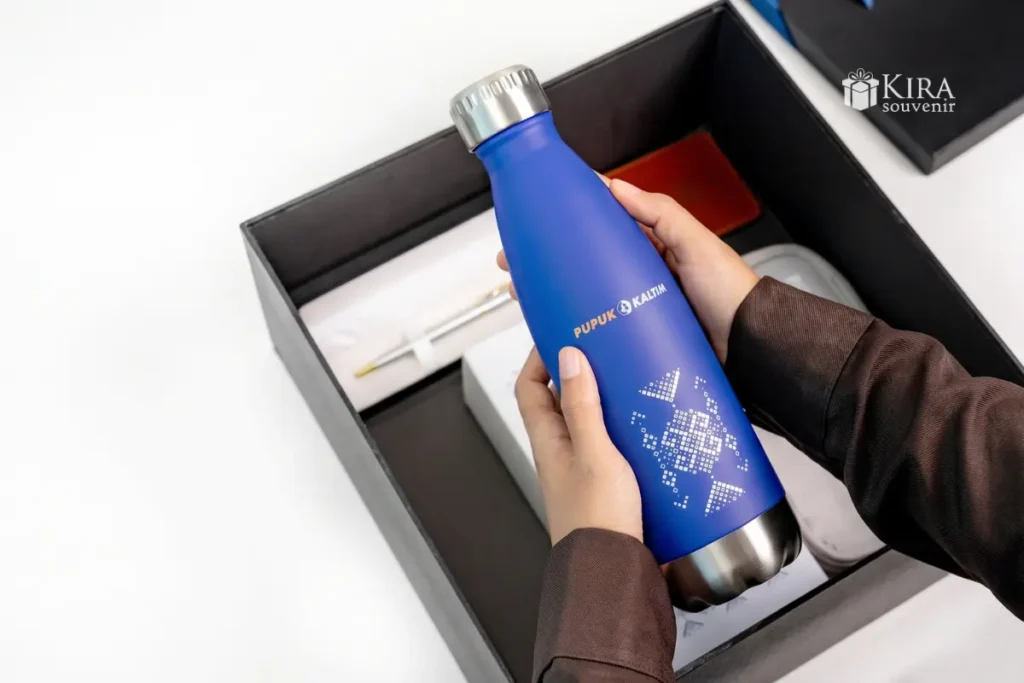 tumbler custom logo - kira souvenir