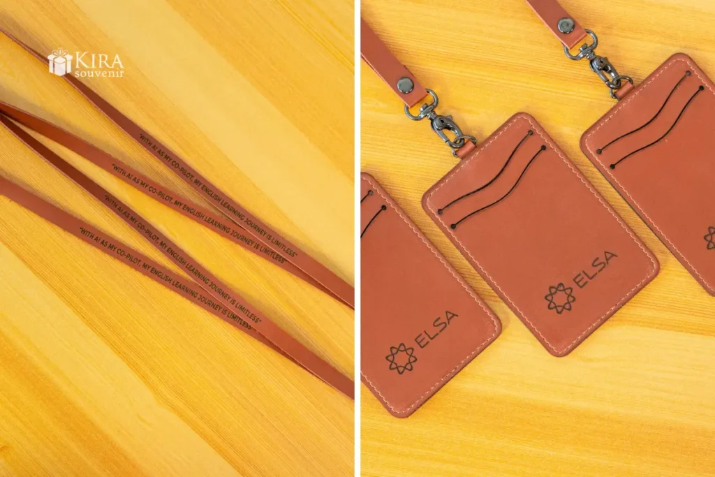 lanyard leather custom